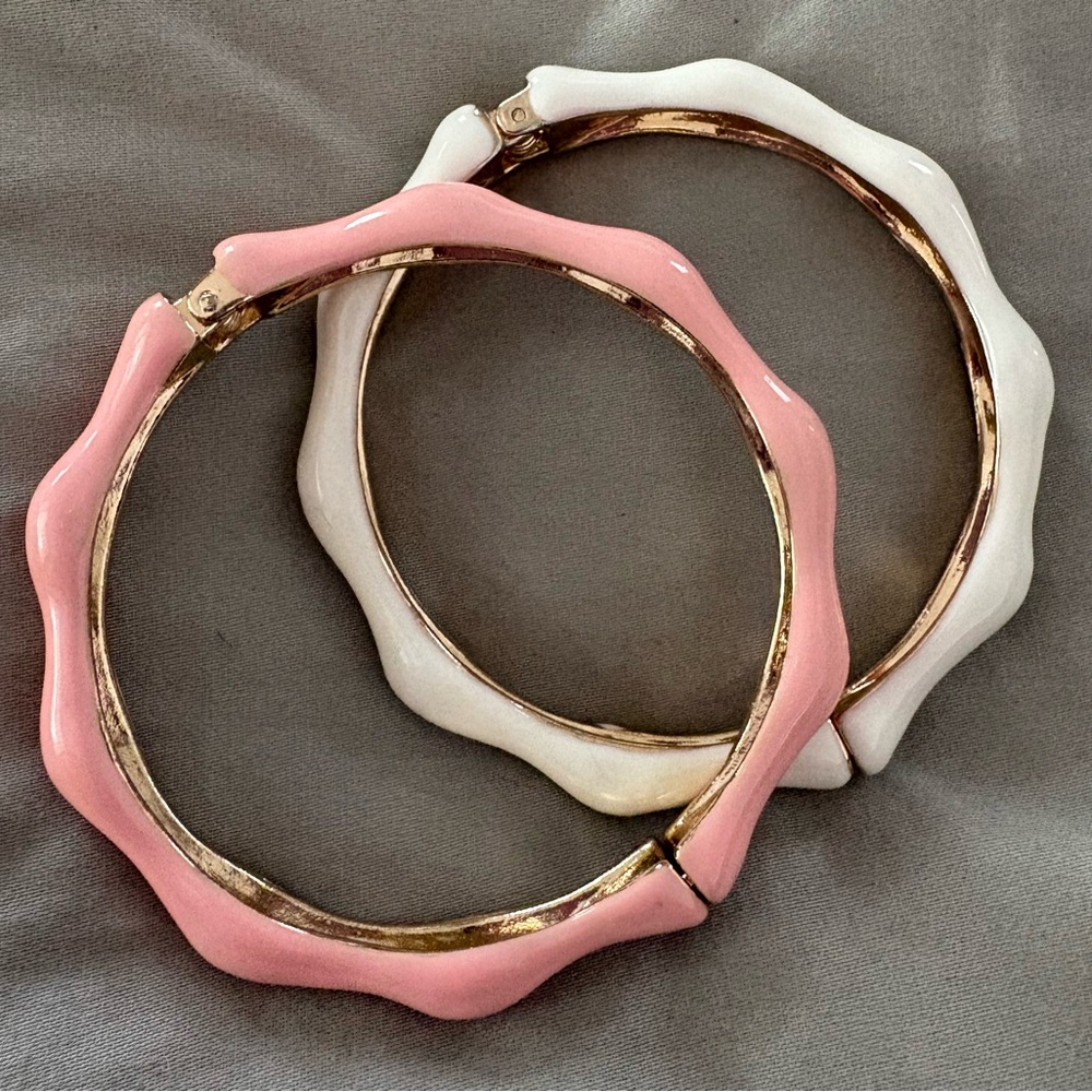 Premier Designs Enamel Hinged Bangles